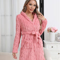 Jacquard Plush Robe