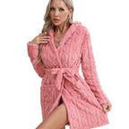Jacquard Plush Robe